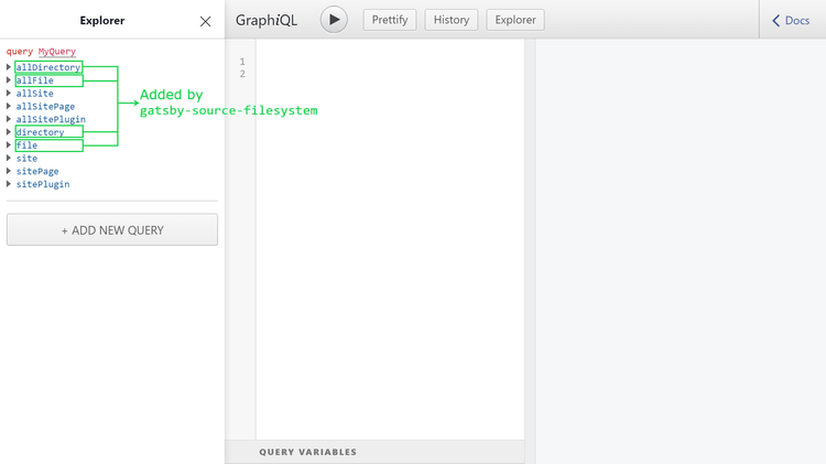 First look at GraphiQL
